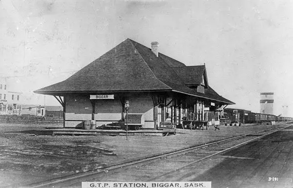 Grand Trunk Pacific Railway Station, Biggar